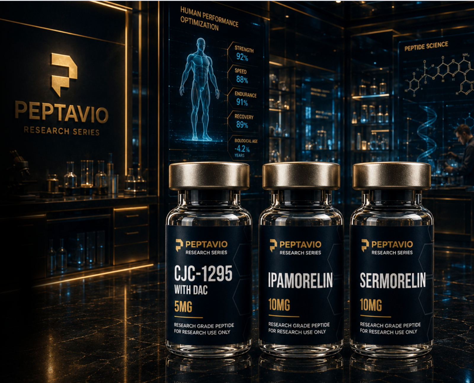 Performance Stack · CJC-1295 DAC (2mg) + Ipamorelin (5mg) + MK-677 (30mg)