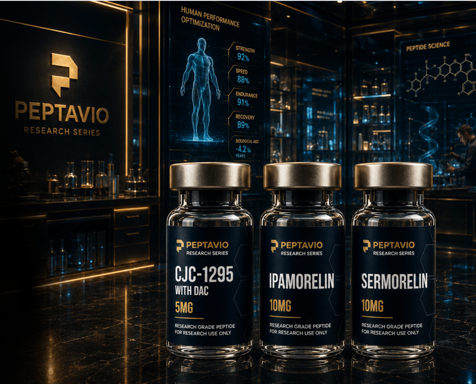 Performance Stack · CJC-1295 DAC (2mg) + Ipamorelin (5mg) + MK-677 (30mg)
